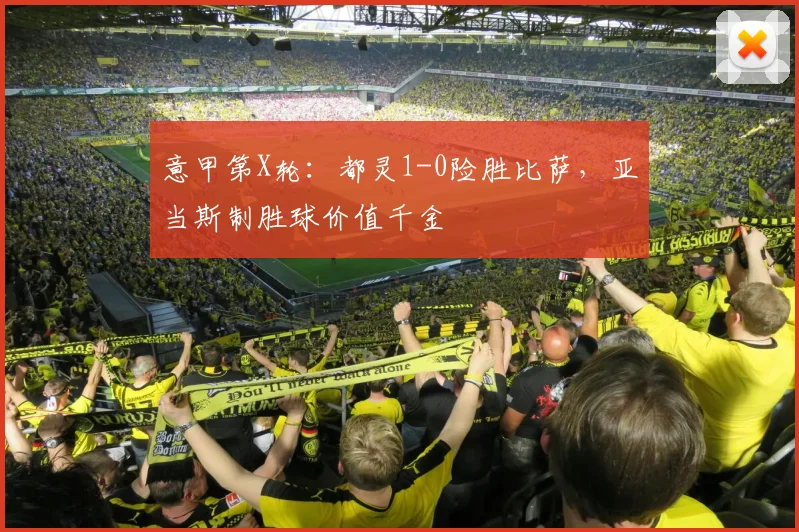 意甲第X轮：都灵1-0险胜比萨，亚当斯制胜球价值千金